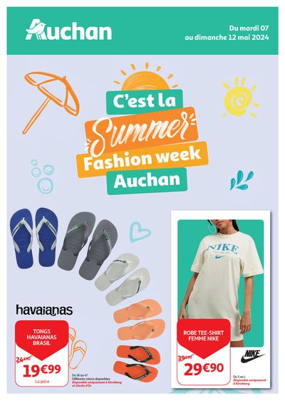 Promos de Supermarchés à Junglinster | Summer Fashion week ! sur Auchan | 7/5/2024 - 12/5/2024