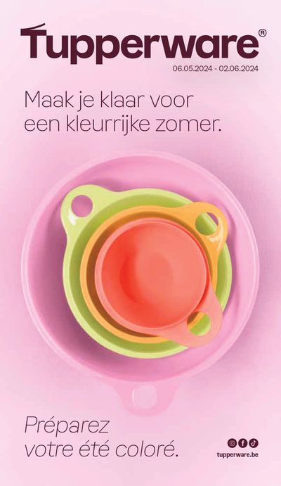 Promos de Supermarchés à Wijnegem | folder Tupperware  sur Tupperware | 7/5/2024 - 2/6/2024