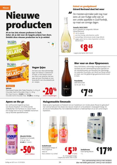 Catalogue Colruyt à Wommelgem | Nieuwe producten  | 8/5/2024 - 21/5/2024
