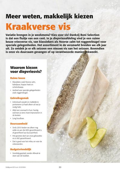 Catalogue Colruyt à Ostende | Kraakverse vis  | 8/5/2024 - 21/5/2024