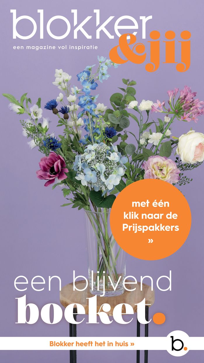 Catalogue BLOKKER à Herentals | een blijvend boeket | 8/5/2024 - 31/5/2024
