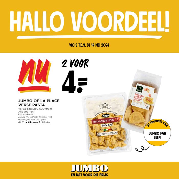 Catalogue Jumbo à Anvers | hallo voordeel! | 9/5/2024 - 14/5/2024