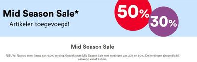 Promos de Vêtements, Chaussures et Accessoires à Saint-Ghislain | Mid Season Sale: nu meer items tot -50% sur JBC | 10/5/2024 - 24/5/2024