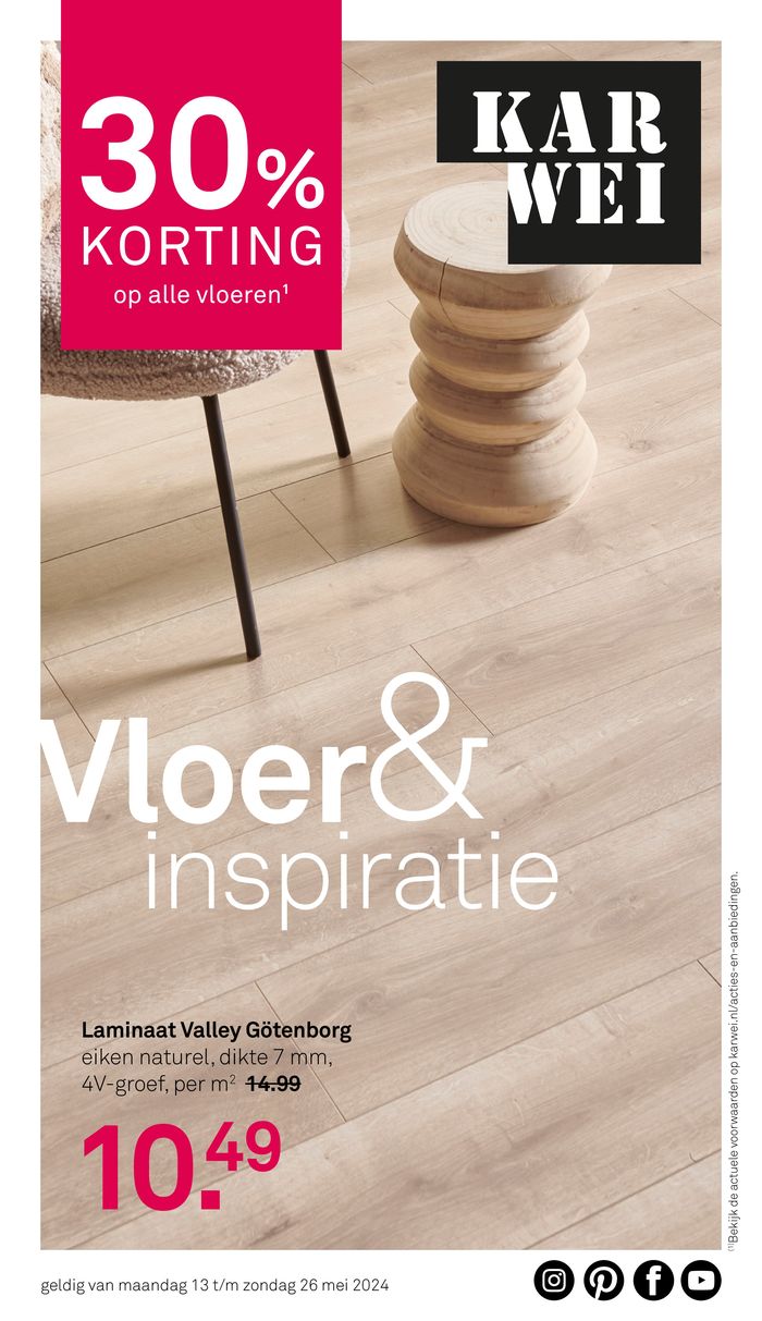 Catalogue Karwei à Wuustwezel | Vloer & inspiratie special | 13/5/2024 - 26/5/2024