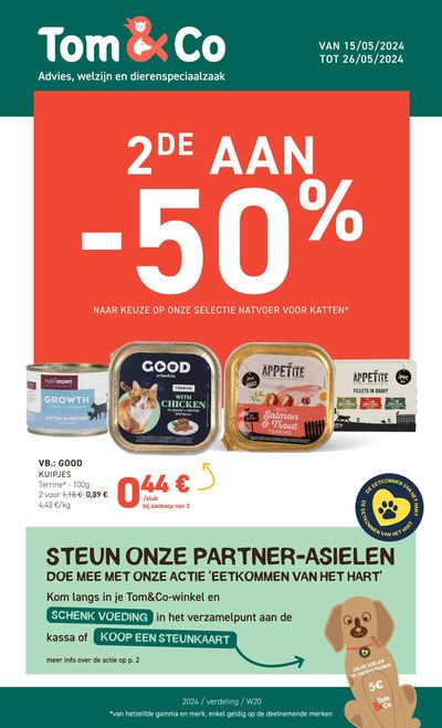 Catalogue Tom & Co à Gingelom | 2DE AAN -50% | 15/5/2024 - 26/5/2024