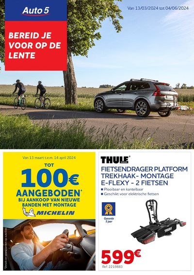 Catalogue Auto5 à Zemst | Bereid Je Voor Op De Lente | 22/5/2024 - 4/6/2024