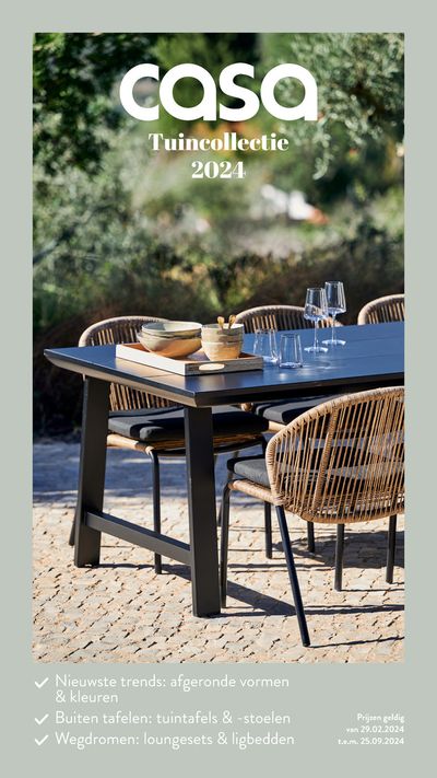 Catalogue Casa | Tuincollectie 2024 | 12/6/2024 - 25/9/2024