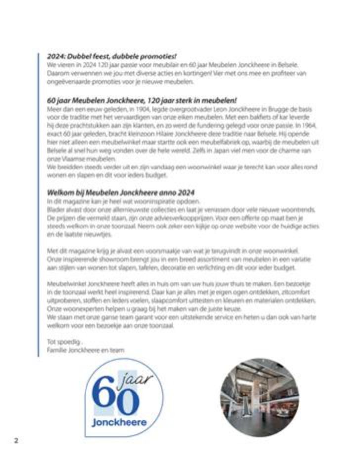 Catalogue Meubelen Jonckheere | Solden | 2/7/2024 - 31/7/2024