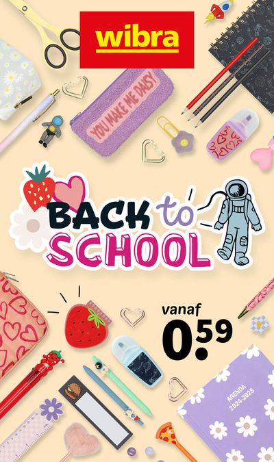 Catalogue Wibra à Anvers | Back To School | 5/7/2024 - 30/8/2024