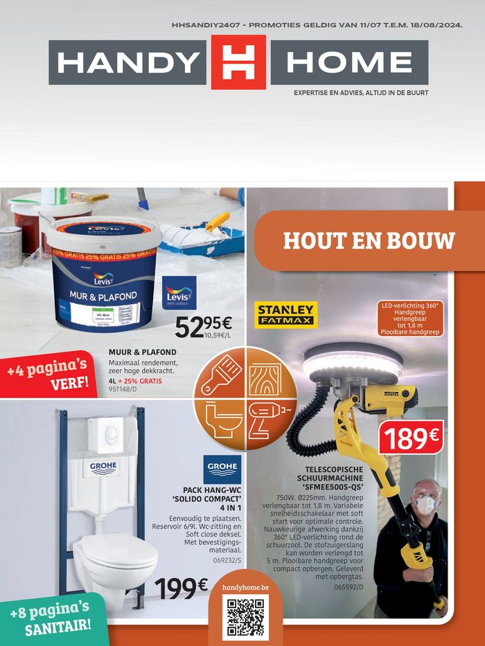 Catalogue HandyHome à Liège | Hout En Bouw | 11/7/2024 - 18/8/2024