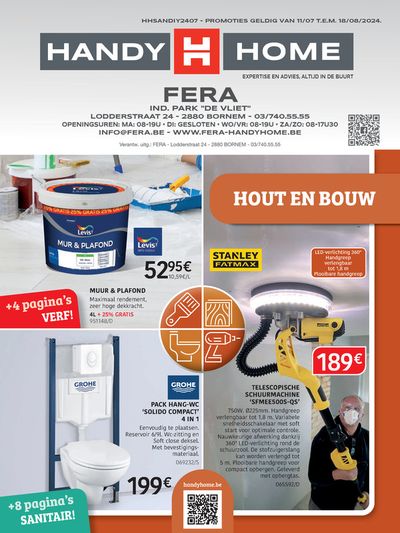 Catalogue HandyHome | Fera Hout En Bouw | 11/7/2024 - 18/8/2024