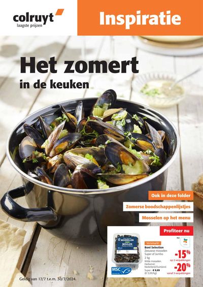 Catalogue Colruyt à Gent | Het Zomert In De Keuken | 17/7/2024 - 30/7/2024