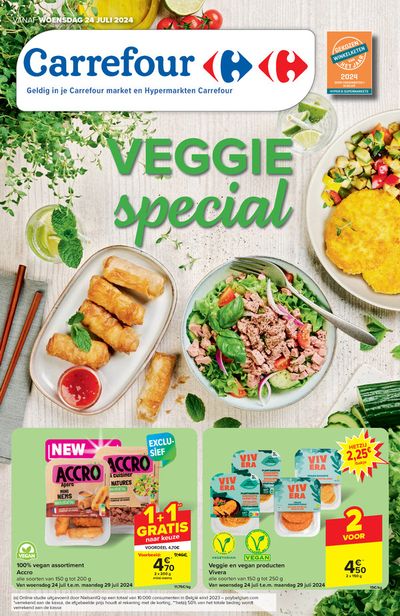 Catalogue Carrefour à Mons | Veggie Special | 24/7/2024 - 5/8/2024