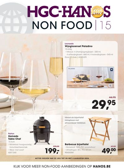 Catalogue Hanos | Gazet 15 Non-food | 22/7/2024 - 4/8/2024