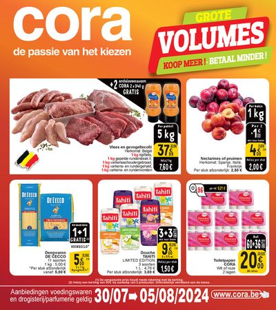 Catalogue Cora à Bruxelles | Grote Volumes | 30/7/2024 - 5/8/2024