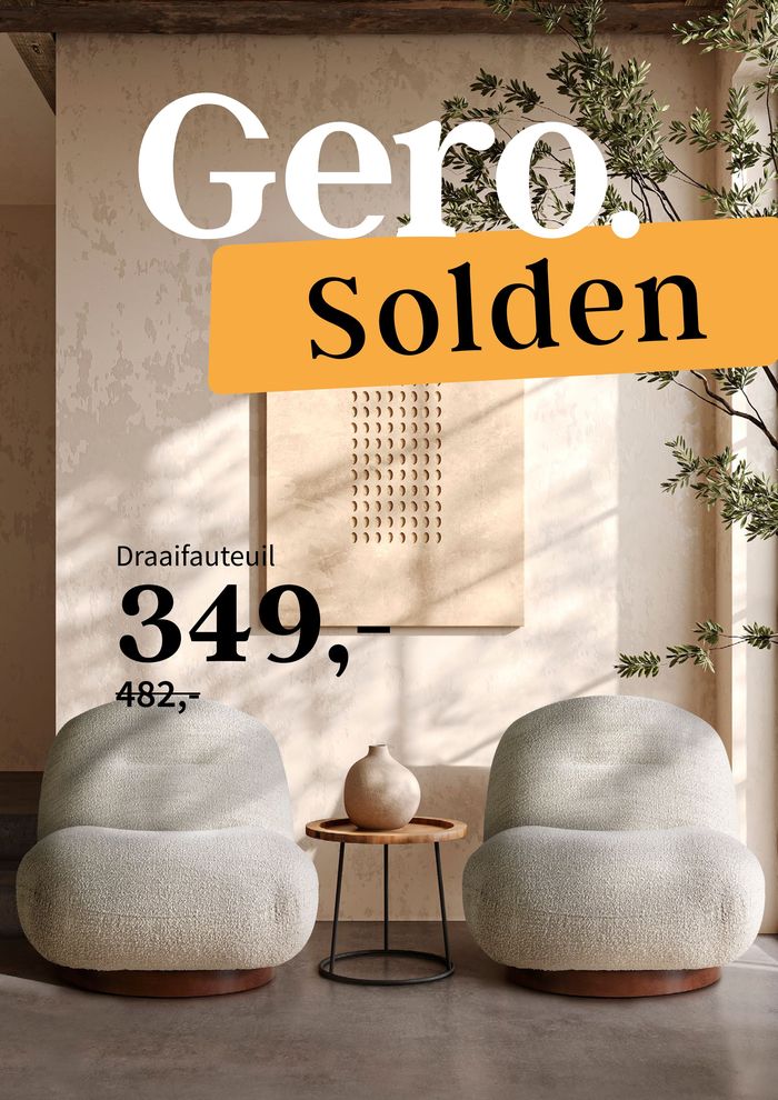 Catalogue Gero Wonen | Solden | 26/7/2024 - 31/8/2024