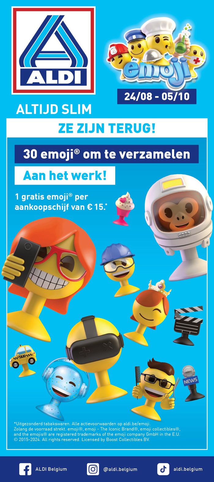 Catalogue Aldi à Lille | ZE ZIJN TERUG! | 24/8/2024 - 5/10/2024