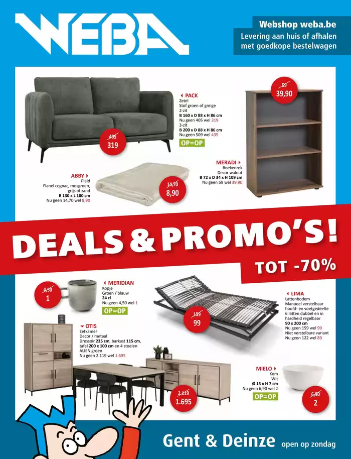 Catalogue Weba à Gent | Deals & Promo's! | 21/8/2024 - 31/10/2024