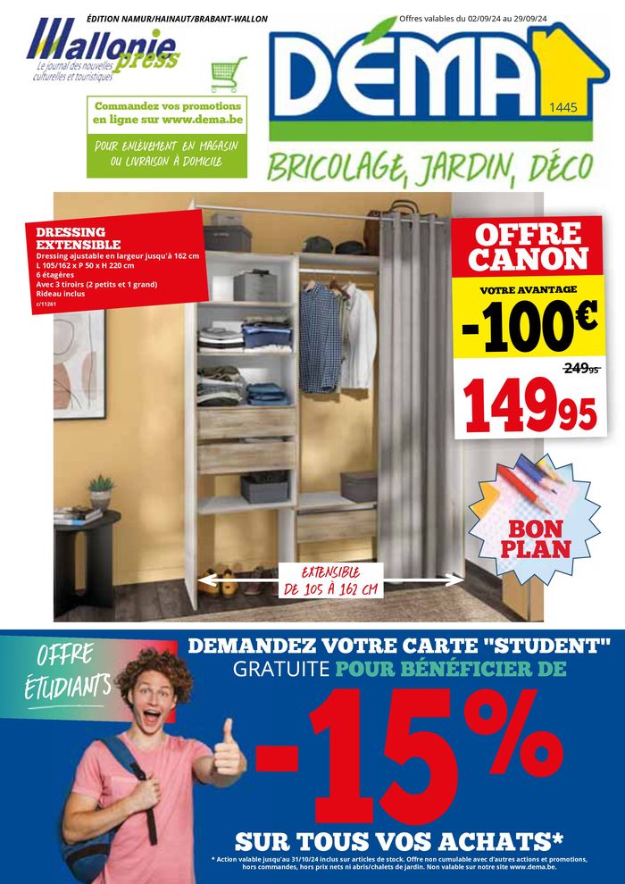 Catalogue Dema à Nassogne | Offre Canon | 3/9/2024 - 29/9/2024