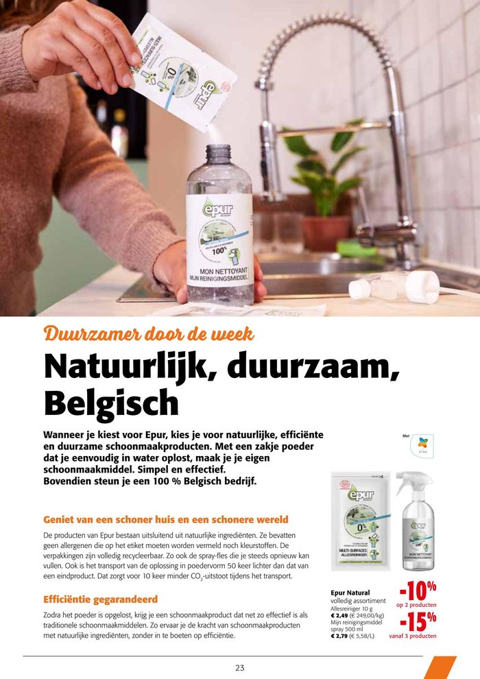 Catalogue Colruyt à Lanaken | Natuurlijk, Duurzaam, Belgisch | 11/9/2024 - 24/9/2024