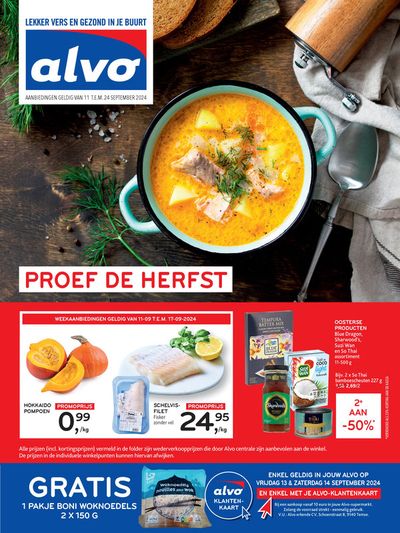 Promos de Supermarchés à Howald | Proef De Herfst sur Alvo | 12/9/2024 - 24/9/2024