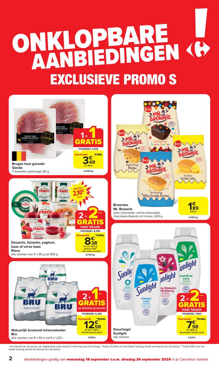 Catalogue Carrefour Market à Saint-Gilles-Waes | Promoties Van De Week | 18/9/2024 - 24/9/2024