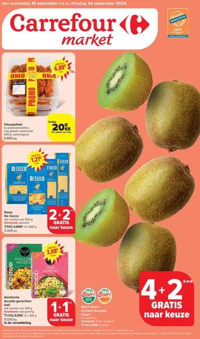 Catalogue Carrefour Market à Zele | Promoties Van De Week | 18/9/2024 - 24/9/2024