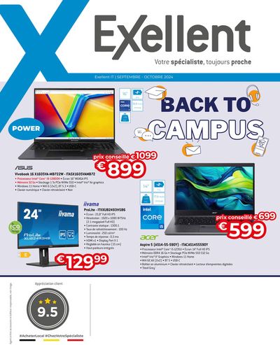 Catalogue Exellent à Namur | Back To Campus | 13/9/2024 - 31/10/2024