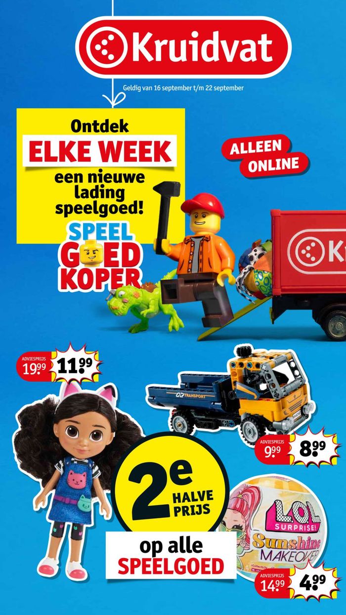 Catalogue Kruidvat à Merelbeke | Elke Week | 16/9/2024 - 22/9/2024