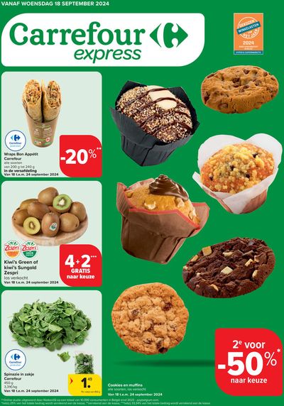 Catalogue Carrefour Express à Beveren | Promoties Van De Week | 18/9/2024 - 24/9/2024