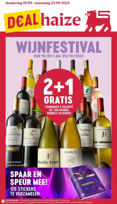 Promos de Supermarchés à Chimay | Wijnfestival sur AD Delhaize | 19/9/2024 - 9/10/2024