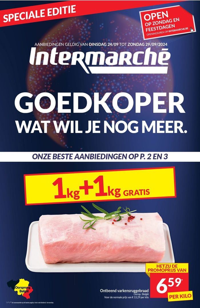 Catalogue Intermarché à Lessines | Goedkoper Wat Wil Je Nog Meer | 24/9/2024 - 29/9/2024