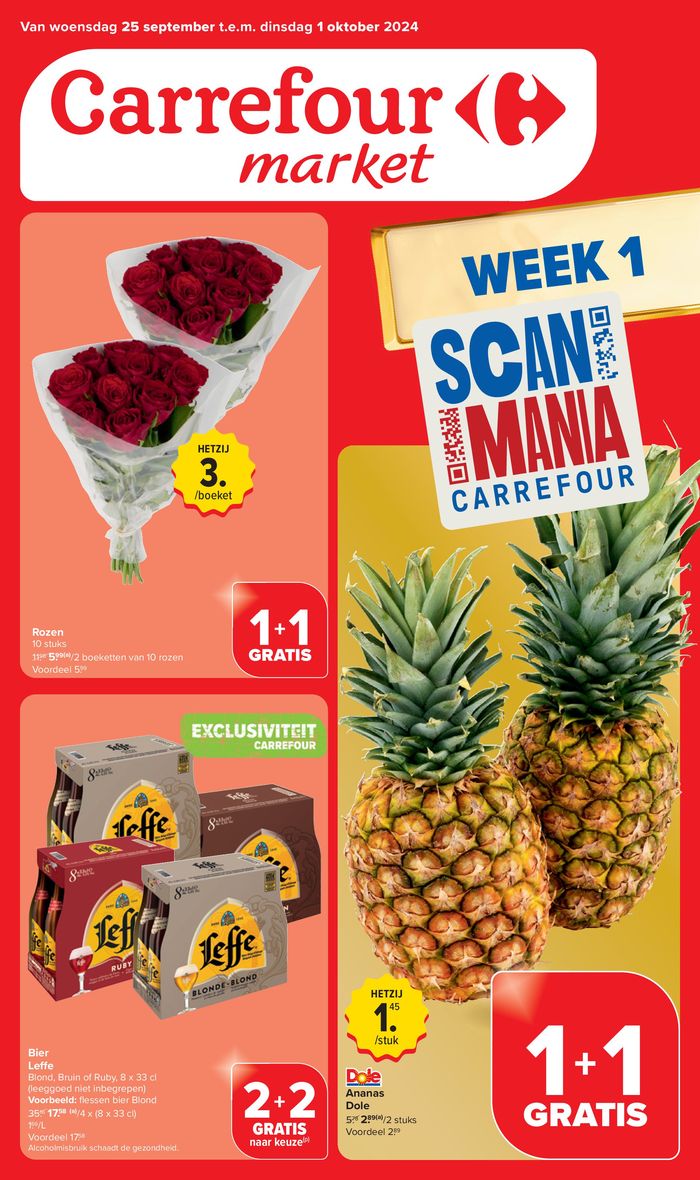 Catalogue Carrefour Market à Zele | Scan Mania | 25/9/2024 - 1/10/2024