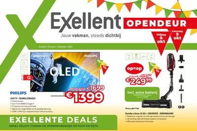 Catalogue Exellent à Ostende | Exellent TV & Audio Flap Opendeur  | 30/9/2024 - 31/10/2024