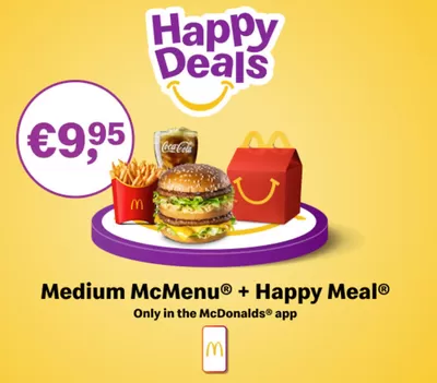 Promos de Restaurants à Huy | Happy Deals sur McDonald's | 30/9/2024 - 22/10/2024