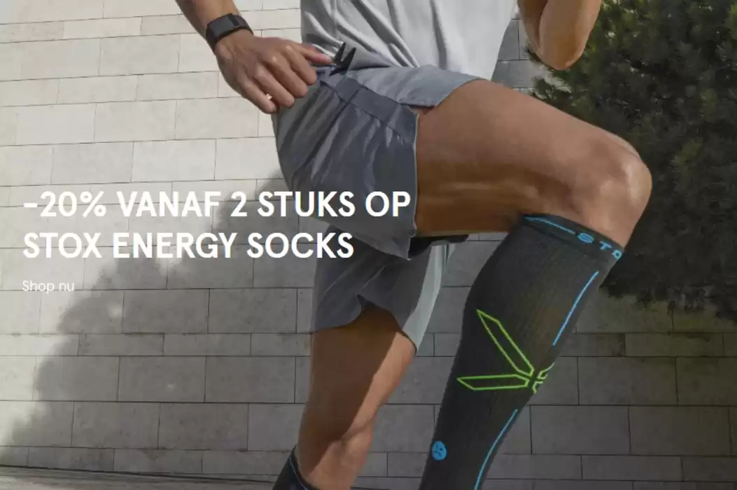 Catalogue Veritas à Anvers | -20% Vanaf 2 Stuks Op Stox Energy Socks | 3/10/2024 - 31/10/2024