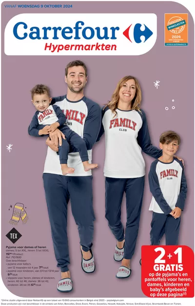 Catalogue Carrefour à Gent | HypermarktenTextiel Special | 9/10/2024 - 12/11/2024