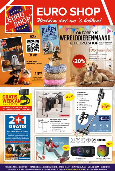 Catalogue Euroshop à Bruges | Herfst Promoties | 7/10/2024 - 31/10/2024