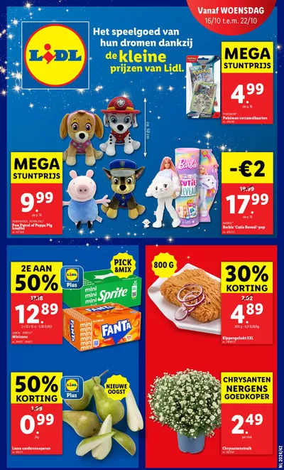 Catalogue Lidl à Maasmechelen | Mega Stuntprijs | 16/10/2024 - 22/10/2024