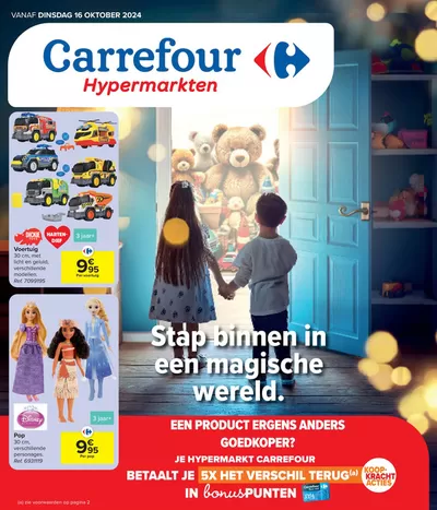 Catalogue Carrefour à Anvers | Hypermarkten Speelgoedcatalogus | 16/10/2024 - 6/12/2024