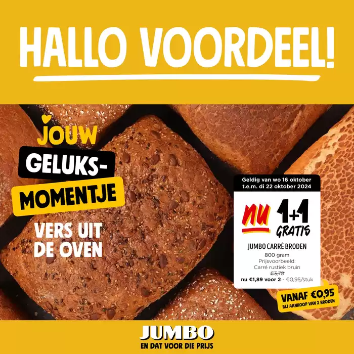 Catalogue Jumbo à Hasselt | Folder Jumbo | 16/10/2024 - 22/10/2024