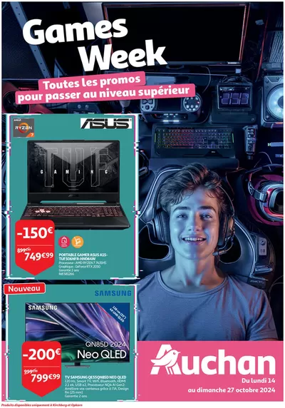 Catalogue Auchan à Charleroi | Games Week | 14/10/2024 - 27/10/2024