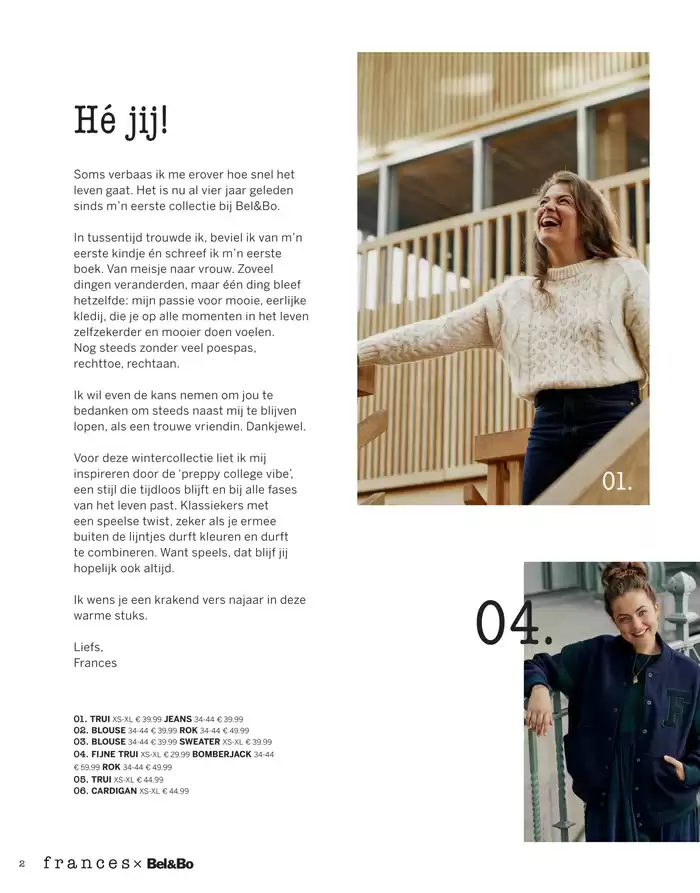 Catalogue Bel&Bo à Liège | Frances | 14/10/2024 - 31/10/2024