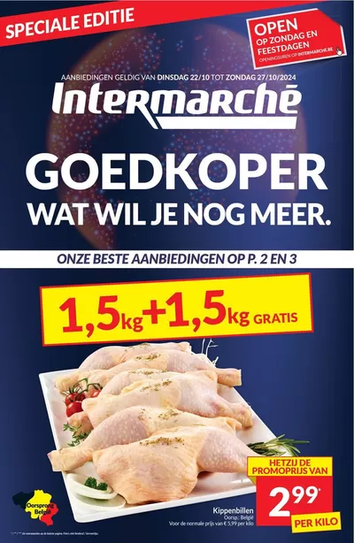 Promos de Supermarchés à Huy | Goedkoper Wat Wil Je Nog Meer sur Intermarché | 22/10/2024 - 27/10/2024