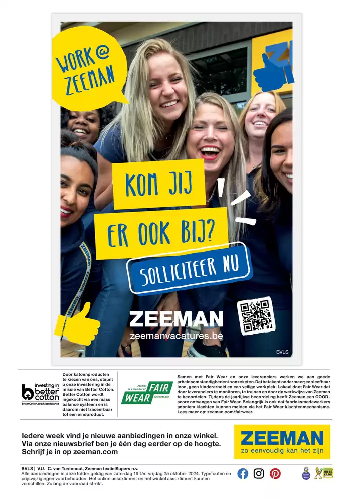 Catalogue Zeeman à Gent | Alle Sokken | 21/10/2024 - 25/10/2024