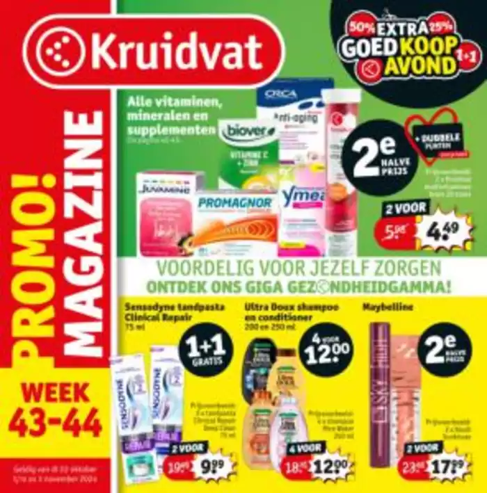 Catalogue Kruidvat à Bruxelles | Week 43-44 | 21/10/2024 - 3/11/2024