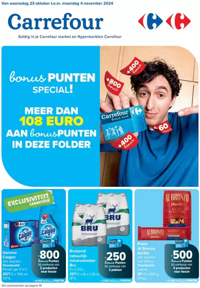 Catalogue Carrefour à Anvers | Bonus Punten Special! | 23/10/2024 - 4/11/2024