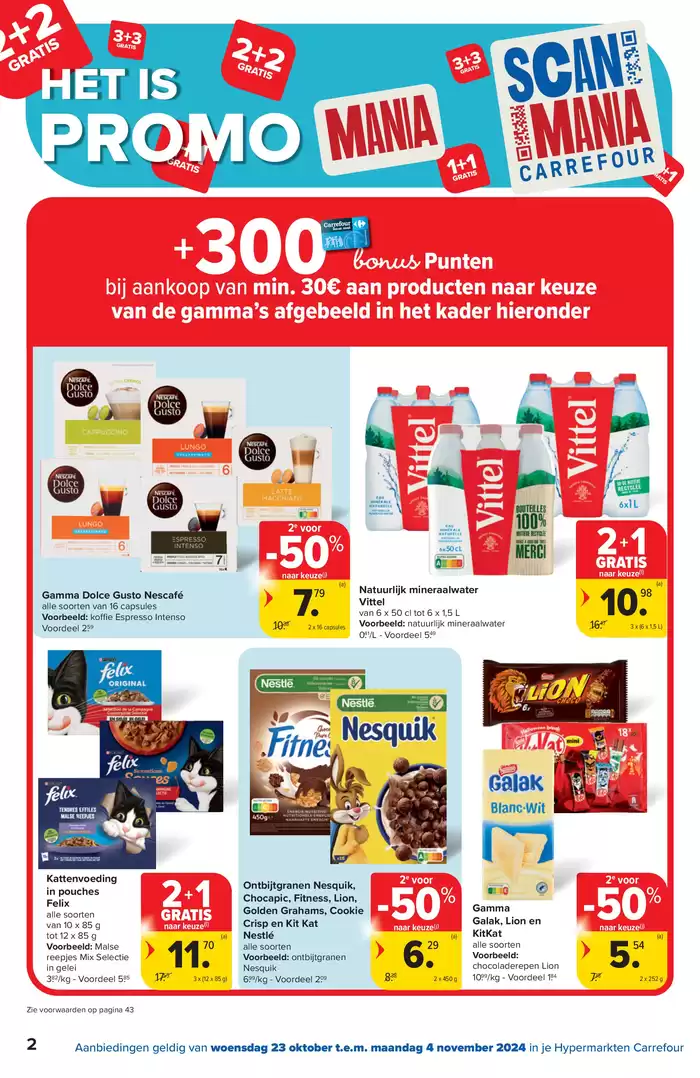 Catalogue Carrefour à Gent | Laatste Week | 23/10/2024 - 4/11/2024