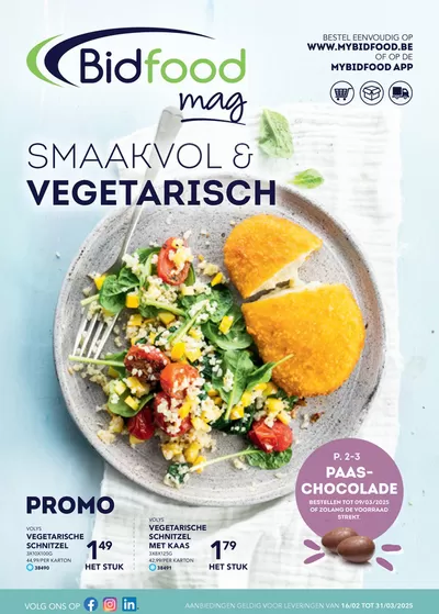 Promos de Restaurants à Waterloo | Smaakvol & Vegetarisch sur Bidfood | 17/2/2025 - 31/3/2025