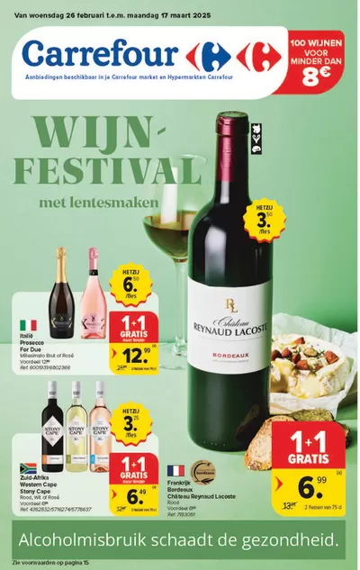 Catalogue Carrefour Market à Hasselt | Wijnfestival | 3/3/2025 - 17/3/2025